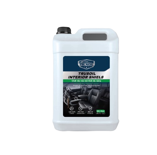 dung dịch vệ sinh nội thất đa năng trusoil interior shield apc – can 5 lít chuyên dụng cho detailing dung dịch vệ sinh nội thất đa năng trusoil interior shield apc – can 5 lít chuyên dụng cho detailing