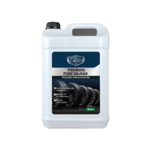dung dịch dưỡng bóng lốp trusoil tire gloss can 5 lít – giải pháp tiết kiệm cho tiệm rửa xe & detailing