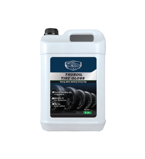 dung dịch dưỡng bóng lốp trusoil tire gloss can 5 lít – giải pháp tiết kiệm cho tiệm rửa xe & detailing dung dịch dưỡng bóng lốp trusoil tire gloss can 5 lít – giải pháp tiết kiệm cho tiệm rửa xe & detailing
